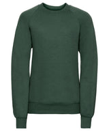 Kids raglan sleeve sweatshirt — Bottle Green