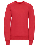 Kids raglan sleeve sweatshirt — Bright Red