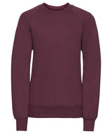 Kids raglan sleeve sweatshirt — Burgundy