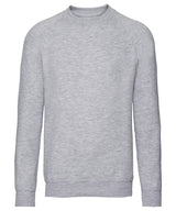 Kids raglan sleeve sweatshirt — Light Oxford