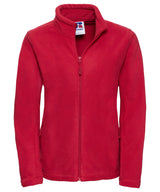 Women's full-zip outdoor fleece — Classic Red
