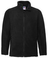 Full-zip outdoor fleece — Black