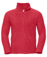 Full-zip outdoor fleece — Classic Red