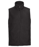 Outdoor fleece gilet — Black