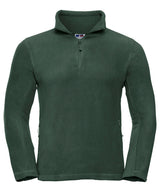 ¼-zip outdoor fleece — Bottle Green
