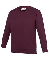 Kids Academy raglan sweatshirt — Academy Burgundy