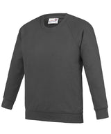 Kids Academy raglan sweatshirt — Academy Charcoal