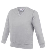 Kids Academy v-neck sweatshirt — Academy Grey