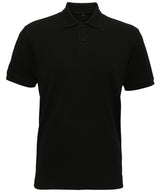 Men's super smooth knit polo — Black
