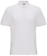 Men's super smooth knit polo — White