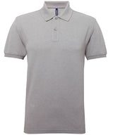 Men’s polycotton blend polo — Heather Grey*