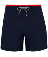 Swim shorts — Navy/Red