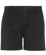 Women's chino shorts — Black