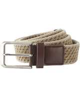 Men's vintage wash canvas belt — Khaki
