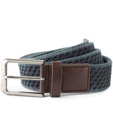 Men's vintage wash canvas belt — Navy