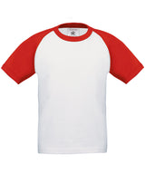B&C Baseball /kids — White/Red