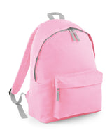 Junior fashion backpack — Classic Pink/Light Grey