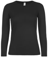 B&C #E150 long sleeve /women — Black*