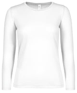 B&C #E150 long sleeve /women — White*