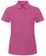 B&C ID.001 polo /women — Fuchsia