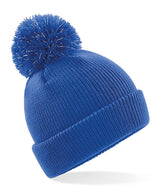 Junior reflective bobble beanie — Bright Royal