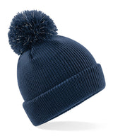 Junior reflective bobble beanie — French Navy