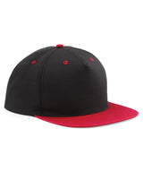 5-panel contrast snapback — Black/Classic Red
