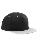 5-panel contrast snapback — Black/Grey