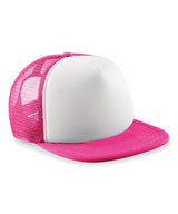 Junior vintage snapback trucker — Fuchsia/White