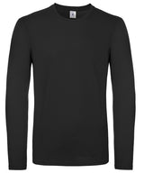 B&C #E150 long sleeve — Black