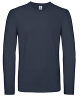 B&C #E150 long sleeve — Navy