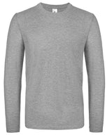 B&C #E150 long sleeve — Sport Grey