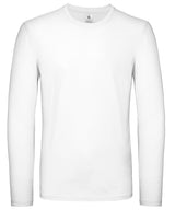 B&C #E150 long sleeve — White
