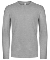 B&C #E190 long sleeve — Sport Grey