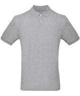 B&C Inspire Polo /men — Heather Grey