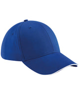 Athleisure 6-panel cap — Bright Royal/White