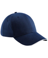 Athleisure 6-panel cap — French Navy/White