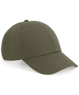 Organic cotton 6-panel cap — Olive Green