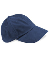 Low-profile heavy brushed cotton cap — French Navy