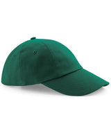 Low-profile heavy cotton drill cap — Bottle Green