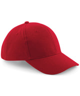 Pro-style heavy brushed cotton cap — Classic Red