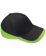 Teamwear competition cap — Black/Lime Green