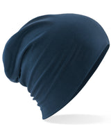 Hemsedal cotton slouch beanie — French Navy