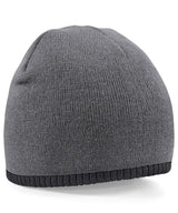 Two-tone pull-on beanie — Graphite Grey/Black