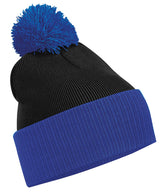 Snowstar® two-tone beanie — Black/Bright Royal