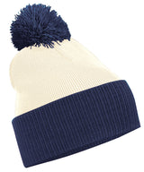 Snowstar® two-tone beanie — Off White/French Navy