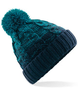 Ombré beanie — Teal/French Navy