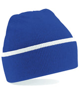 Teamwear beanie — Bright Royal/White