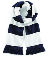 Stadium scarf — French Navy/White
