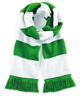 Stadium scarf — Kelly Green/White